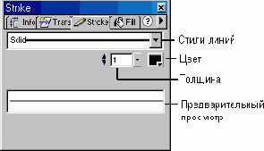 Рисование в Flash