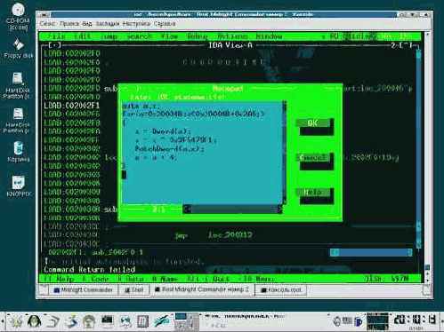 Особенности дизассемблирования под LINUX на примере tiny-crackme