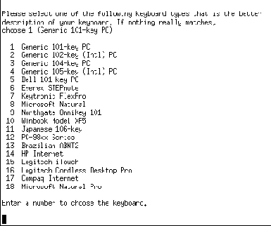 Установка Linux Red Hat 7.1