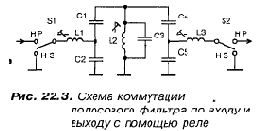 Схемотехника полосовых диапазонных фильтров